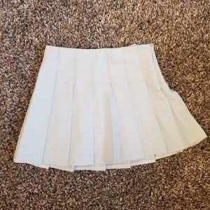 Light blue mini skirt